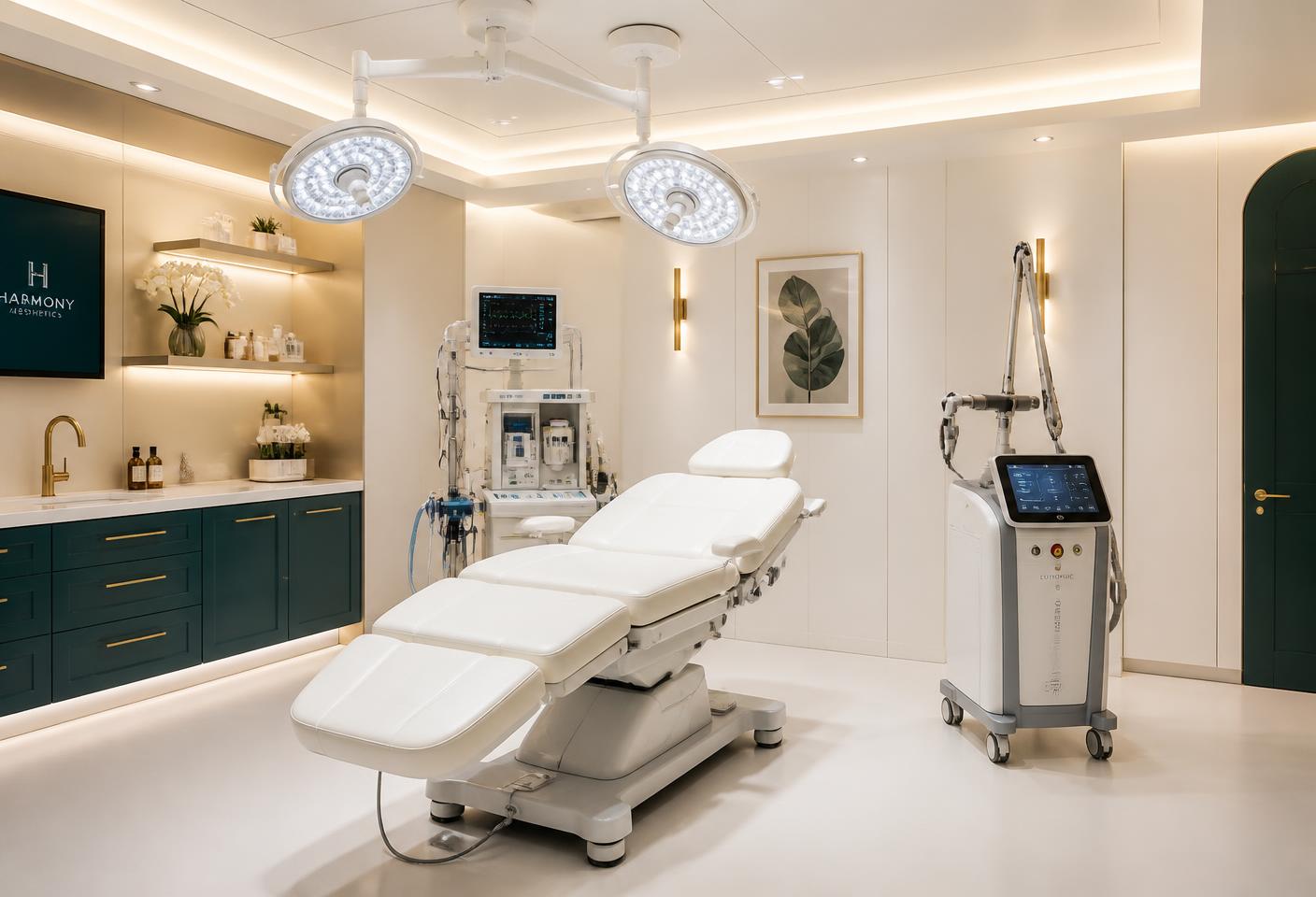 Treatment room at Cosmetico in Islamabad
